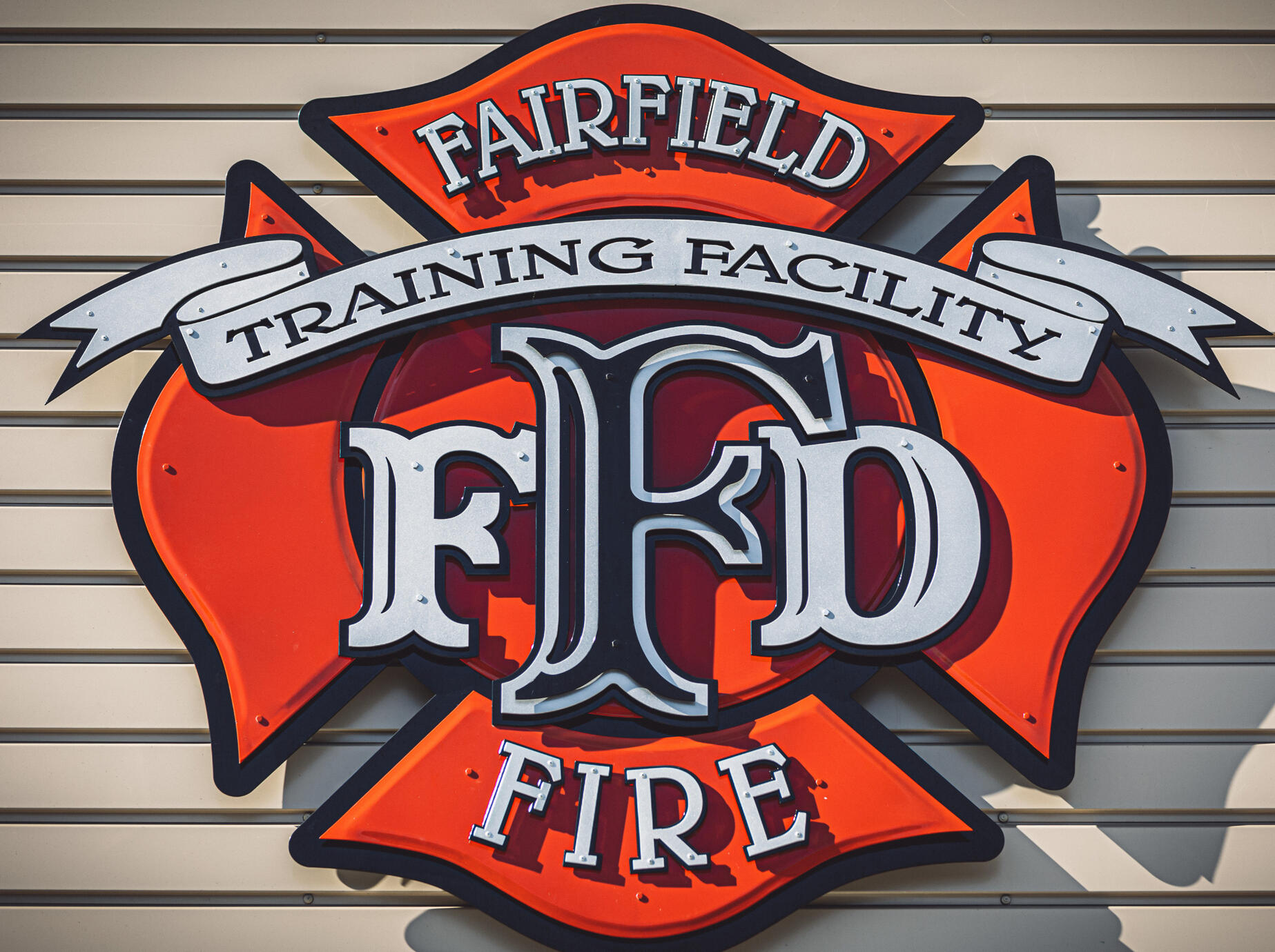 Fairfield training tower plaque