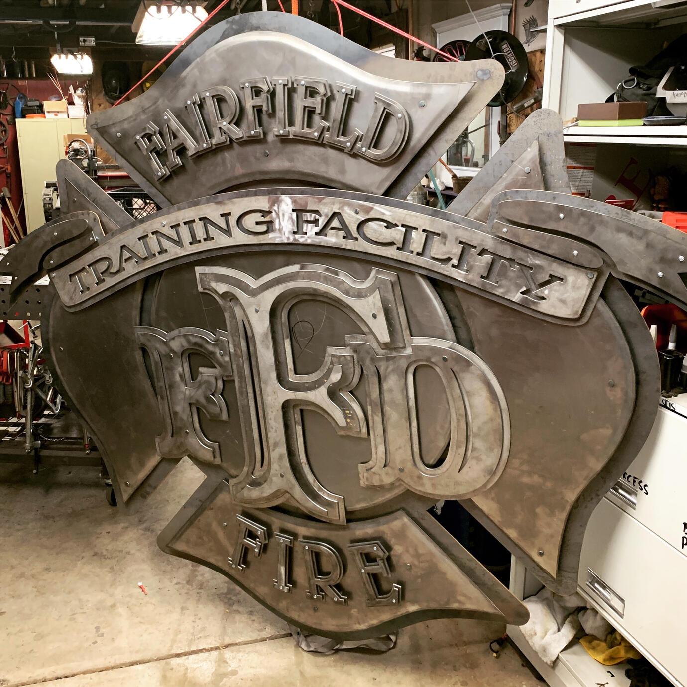 Fairfield tower plaque